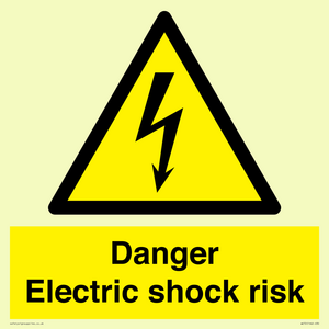 WE72: danger electric shock risk