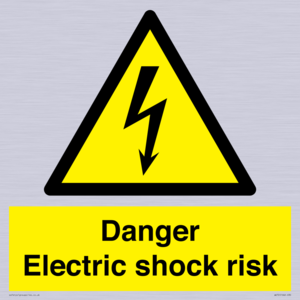 WE72: danger electric shock risk