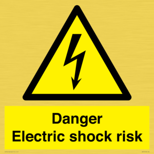 WE72: danger electric shock risk