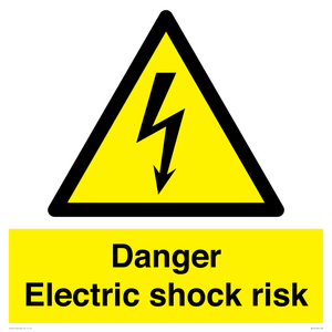 WE72: danger electric shock risk