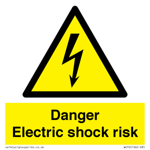 WE72: danger electric shock risk