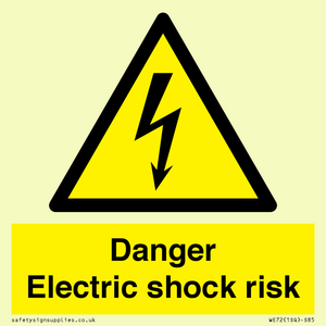 WE72: danger electric shock risk