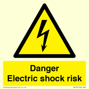 WE72: danger electric shock risk