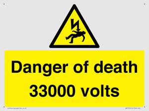 WE7355: Danger of death 33000 volts