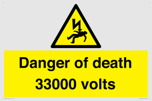 WE7355: Danger of death 33000 volts