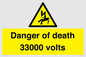 WE7355: Danger of death 33000 volts