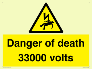 WE7355: Danger of death 33000 volts