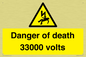 WE7355: Danger of death 33000 volts