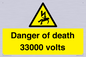 WE7355: Danger of death 33000 volts