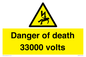 WE7355: Danger of death 33000 volts