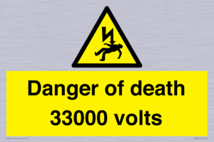 WE7355: Danger of death 33000 volts