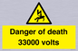 WE7355: Danger of death 33000 volts