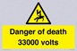 WE7355: Danger of death 33000 volts