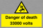 WE7355: Danger of death 33000 volts