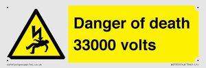 WE7355: Danger of death 33000 volts