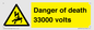 WE7355: Danger of death 33000 volts