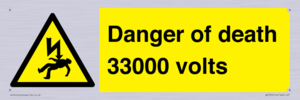 WE7355: Danger of death 33000 volts