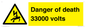 WE7355: Danger of death 33000 volts