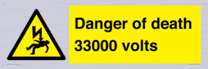 WE7355: Danger of death 33000 volts