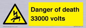 WE7355: Danger of death 33000 volts