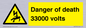 WE7355: Danger of death 33000 volts
