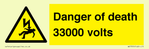 WE7355: Danger of death 33000 volts
