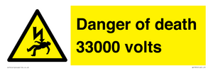WE7355: Danger of death 33000 volts