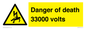 WE7355: Danger of death 33000 volts