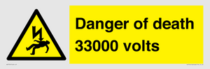 WE7355: Danger of death 33000 volts