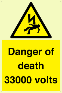 WE7355: Danger of death 33000 volts