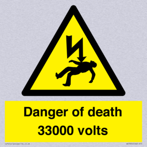 WE7355: Danger of death 33000 volts