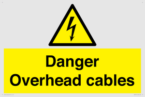 WE73: danger overhead cables