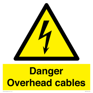 WE73: danger overhead cables