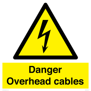 WE73: danger overhead cables
