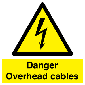 WE73: danger overhead cables