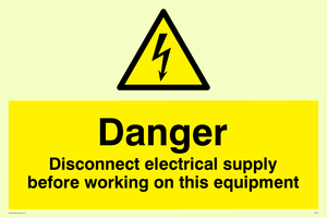 WE74: Disconnect before working