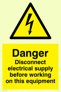 WE74: Disconnect before working