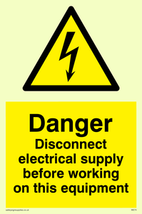 WE74: Disconnect before working