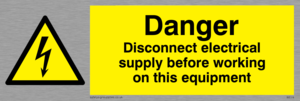 WE74: Disconnect before working