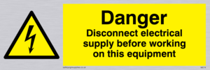 WE74: Disconnect before working