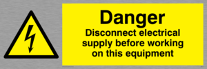 WE74: Disconnect before working