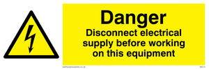 WE74: Disconnect before working