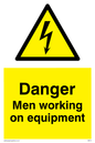 WE75: danger men working on equipment