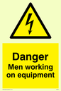 WE75: danger men working on equipment