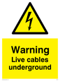 WE76: Warning Live Cables Underground