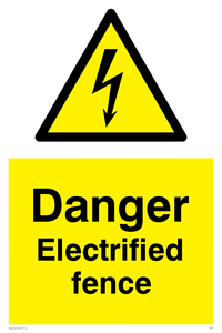 WE77: danger electrified fence