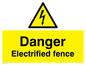 WE77: danger electrified fence