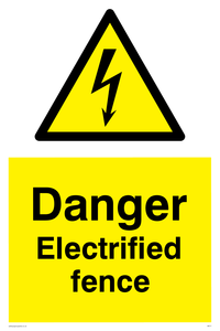 WE77: danger electrified fence