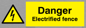 WE77: danger electrified fence
