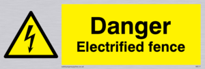 WE77: danger electrified fence